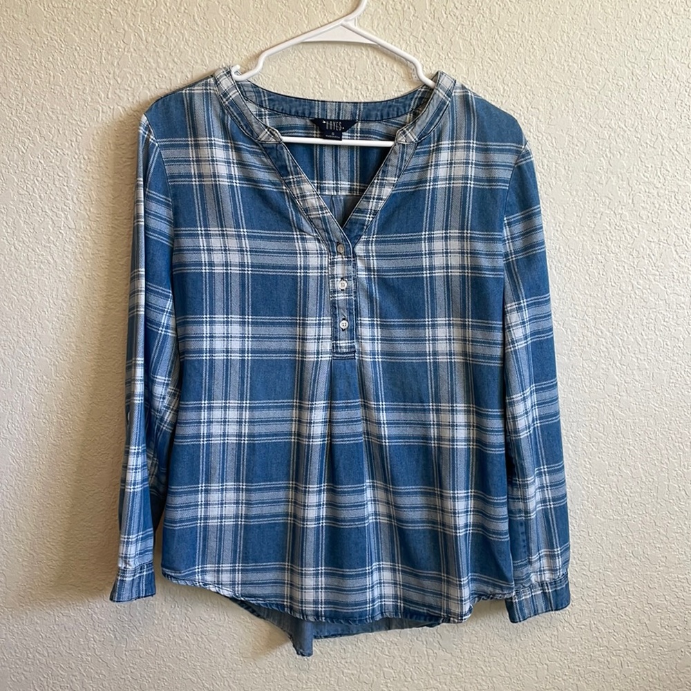 Hayes Longsleeve Blouse, size small